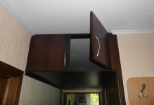 Mezanin în coridor cum să facă propriile lor mâini, dulap hol, compartiment și oglindă alla 5, proiectare și