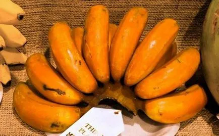 Bananele sunt diferite - albastru, galben, roșu
