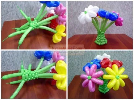 Buchete de bile face cu mâinile lor (buchet de baloane) Buchete de bile face cu propriile sale mâini