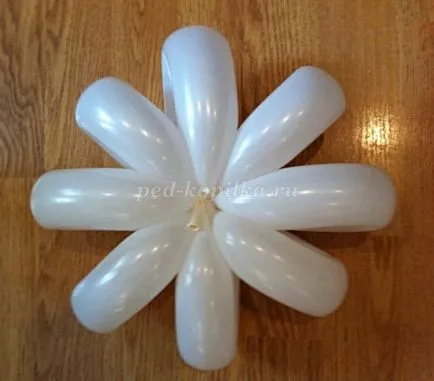 Buchet de bile cu mâinile