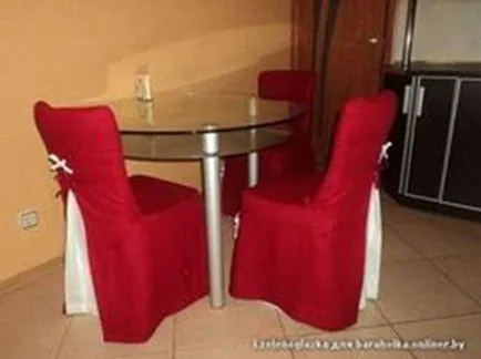 Scaun acoperă cu mâinile proprii, modele, idei pentru decoratiuni de nunta, perdele, Lambrichene, acasă