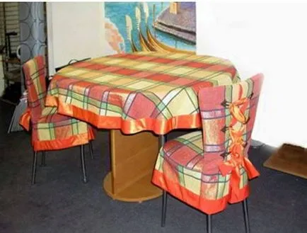 Scaun acoperă cu mâinile proprii, modele, idei pentru decoratiuni de nunta, perdele, Lambrichene, acasă