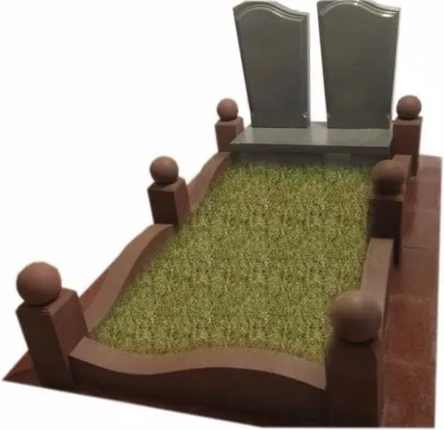 Flower Garden pe mormântul tipuri de beton, dimensiuni și de instalare