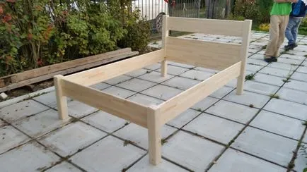 Asigurați-un pat de două cu mâinile sale, sub saltea 190h120 - atelier, făcând cu mâinile (lui) Asigurați-un pat de două cu mâinile, sub saltea 190h120 - magazin, face propriile lor mâini