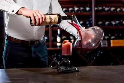 Decantoare pentru vin și metodele de aplicare a acestuia