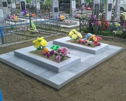 Gradina de flori pe mormânt - de la RUR
