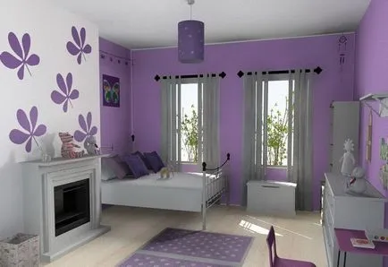 Proiectarea peretilor cu tapet două tipuri de culori în aceeași cameră, finisare foto, cum să combine un design, în dublu