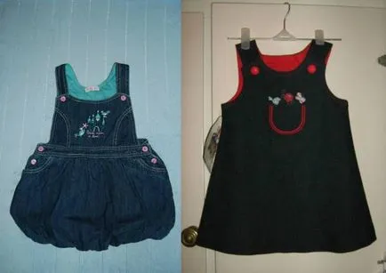 Pentru copii sundress denim pentru fete frumoase și confortabile