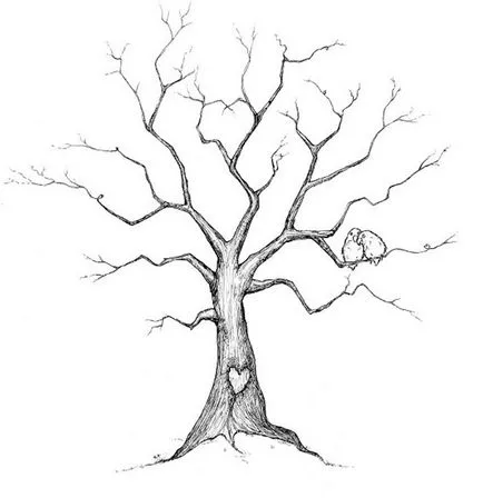 Arborele de dorințe la nuntă cu mâinile - master clase, template-uri și foto al lucrărilor finalizate (nunta) Arborele de urari nunta cu mâinile - master clase, template-uri și fotografia lucrărilor finalizate