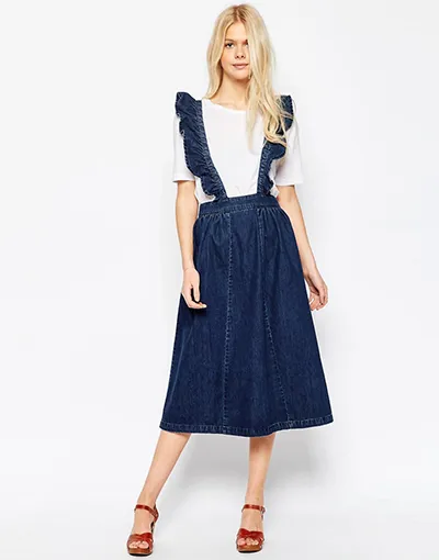 Denim fusta clos - un lucru la îndemână în fiecare zi