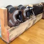 raft Idei pentru pantofi cu mâinile sale - 75 fotografii (rafturi) idei raft pentru pantofi cu mâinile sale - 75 de fotografii
