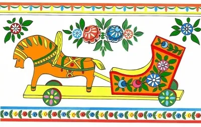 Gorodets pictura - istoria meșteșugurilor populare românești