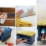 raft Idei pentru pantofi cu mâinile sale - 75 fotografii (rafturi) idei raft pentru pantofi cu mâinile sale - 75 de fotografii