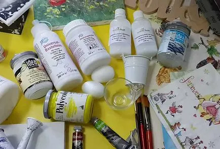 Cum să Decoupage materiale, fișa postului