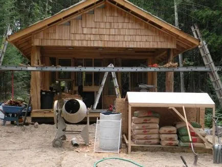 Ce este mai bine pentru a construi baia de lemnului de baie