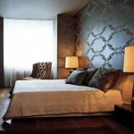 Ce adeziv tapet în dormitor - Design foto interior (renovare în fotografie dormitor cu mâinile) Ce tapet lipici în dormitor - Fotografie de interior Design