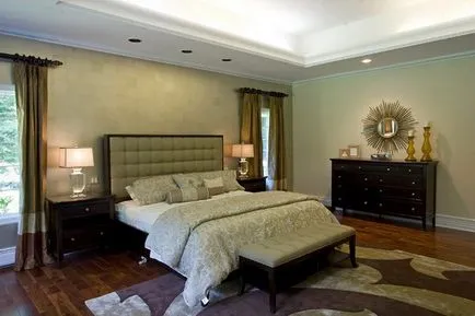 Ce adeziv tapet în dormitor - Design fotografie interior (tapet) Ce tapet lipici în dormitor - Fotografie de interior Design