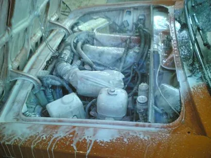 Cum și ce să se spele motorul masinii in casa