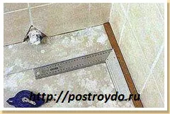 Cum de a lipi gresie pe podea, postroydo
