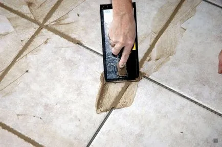 Cum să lipici placi ceramice pe podea (adeziv se usuca) Cum să lipici placi ceramice pe podea