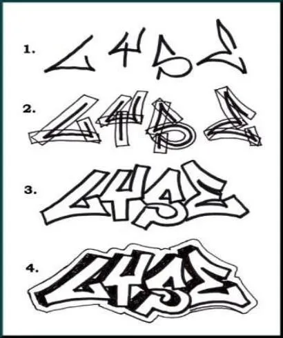 Cum să atragă pas Graffiti cu sfaturi pas pentru incepatori
