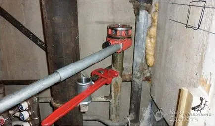 Cum să taie firul de pe tubul cu mâinile - robinet, țeavă de inox