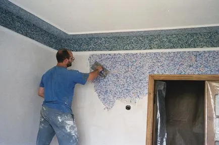 Cum se aplica tapet lichid in casa (acasă) Cum se aplica tapet lichid in casa