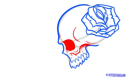Cum de a desena un craniu tatuaj etape creion