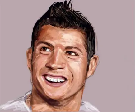 Cum să elaboreze un creion Cristiano Ronaldo, pas cu pas