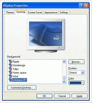Cum de a schimba dvs. instrucțiuni de imagine pe ecranul monitorului (tabel) Cum de a schimba instrucțiunile dumneavoastră de imagine desktop