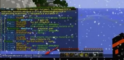 Cum se schimba parola pe server în maynkrafte (schimbare) Cum se schimba parola pe server în maynkrafte