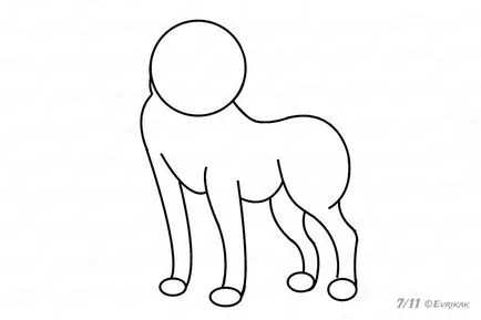 Cum de a desena un câine husky (câine), în conformitate cu instrucțiunile În ceea ce privește manual de vopsea câine husky
