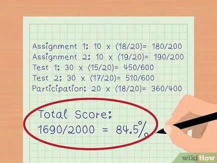 Cum se calculează un scor final (de evaluare) (estimare) Cum se calculează un scor final (de evaluare)