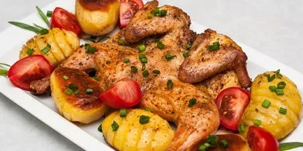 Cum de a găti carnea de pui în cuptor - prăjire de pui în brațul crocantă