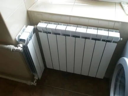 Cum în mod constant conecta două radiatoare (fotografii)