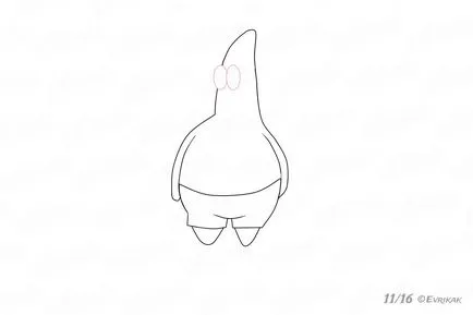 Cum Pentru a desena Patrick stele din seria de desene animate - SpongeBob