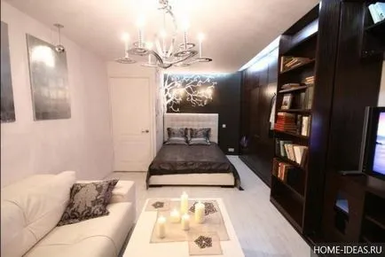 Cum să împartă camera în două zone (22, foto), ideea de zonare Apartments