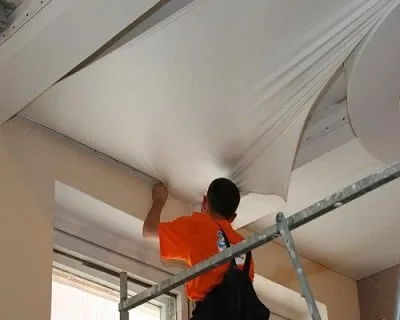 Cum sa faci un plafon suspendat pe două niveluri (tensiune) Cum sa faci un plafon stretch două nivele