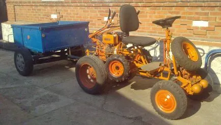 Cum motoblock din mâinile minitractori lui (mini tractor) Cum de mers pe jos de tractor minitractori cu mâinile