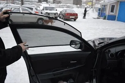 Cum sa faci un perdele de cadru pe mașinile cu mâinile lor