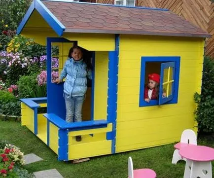 Cum sa faci un Playhouse pentru copii în țară cu propriile mâini