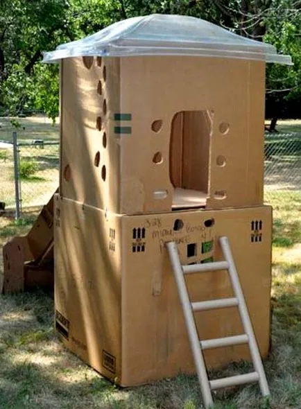 Cum sa faci un Playhouse pentru copii în țară cu propriile mâini