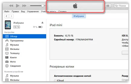 Cum de a sincroniza cu aytyuns iPhone (iPhone) Cum de a sincroniza iPhone cu aytyuns