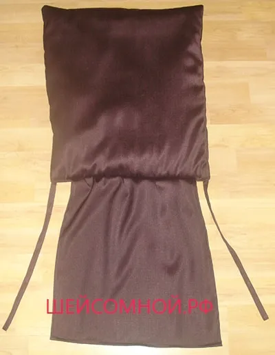Cum să coase un sac pe un scaun cu trepte mâinile lor - gât cu mine