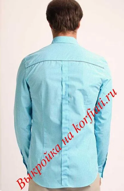 Cum să coase camasa unui om - de la un model (tricou) Cum să coase camasa unui om - de la un model
