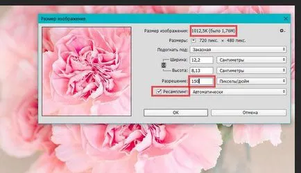 Cum de a reduce dimensiunea fișierului jpg în Photoshop ca vopsea și schimba cantitatea de imagine online