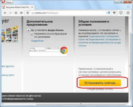 Cum se instalează flash player pentru Opera