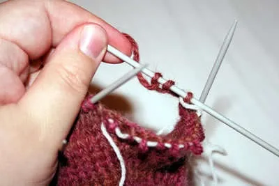 Cum să tricot cu un deget pană degetul mare (pană) Cum să tricot cu un deget degetul mare pană