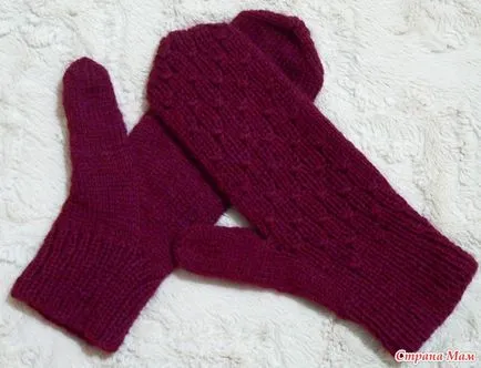 Cum să tricot cu un deget pană degetul mare (pană) Cum să tricot cu un deget degetul mare pană