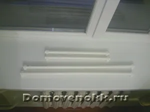 Cornișă tevi plastice
